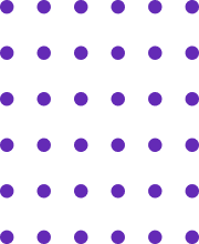 A grid of evenly spaced purple dots on a white background.